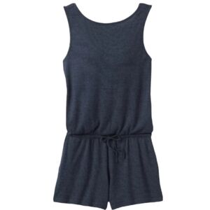 NEW! PRANA Sylvie Sleeveless One-Piece Knit Short Set Romper XL.